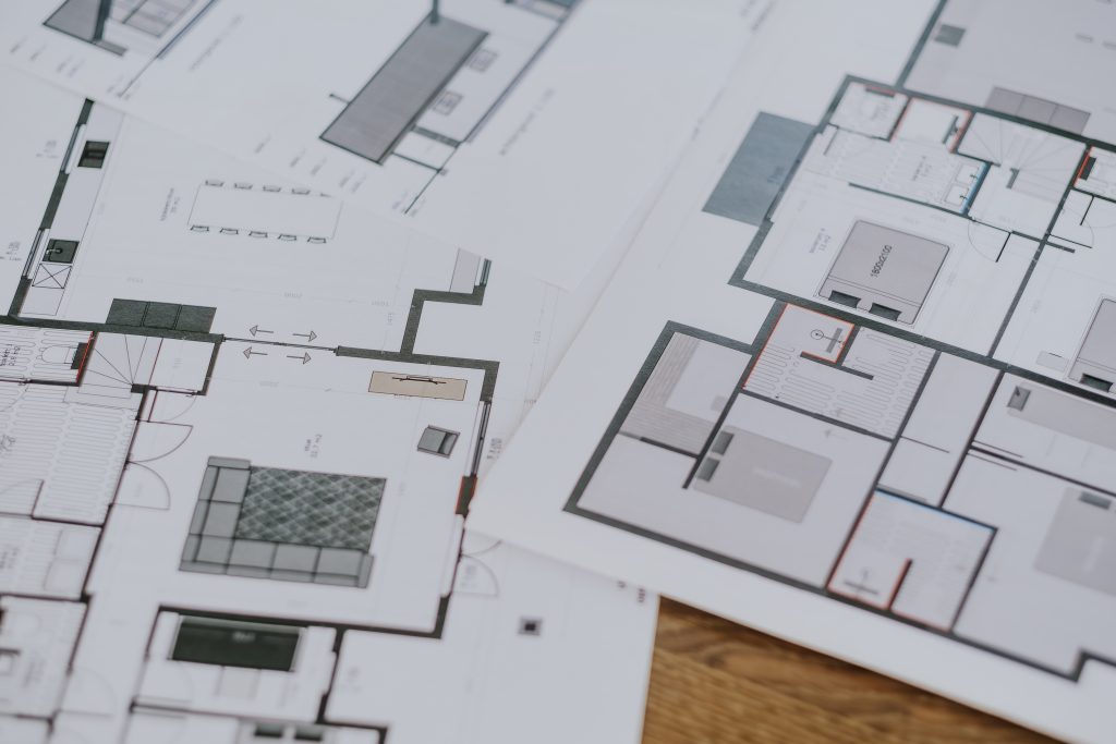 Indelingsplan droomvilla