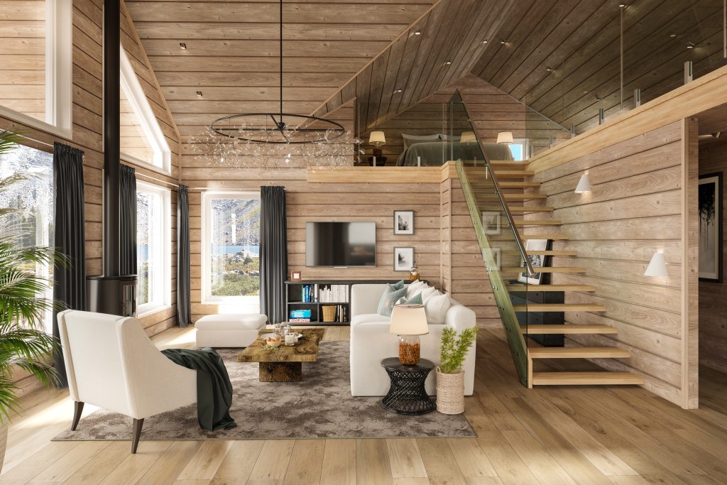 Model Trondheim interieur dag