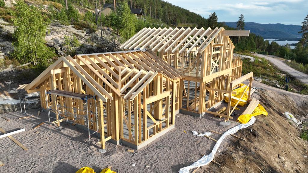 Stap 3 Bouwfase start houten constructie