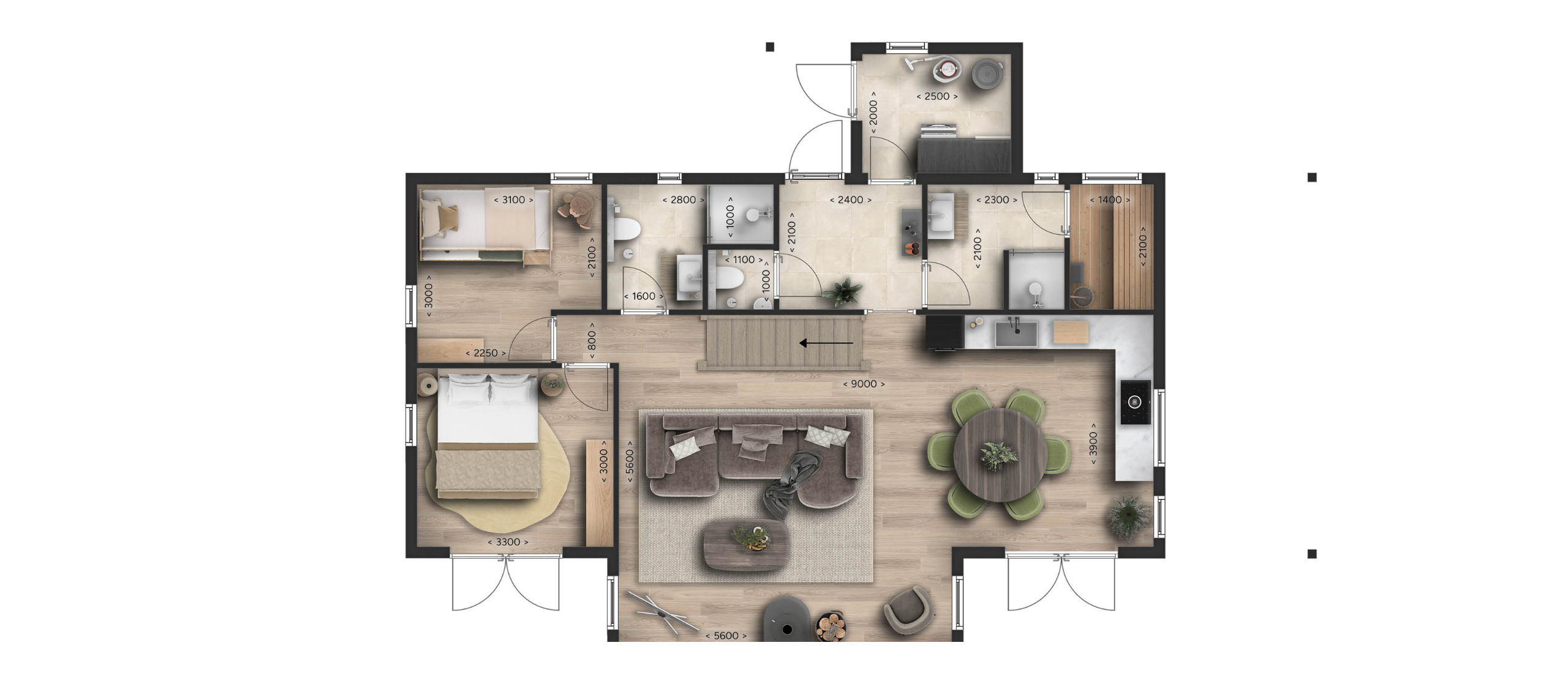 Plattegrond begane grond