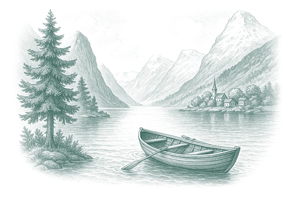 Omgeving Vrådal, Noorwegen Bouwlocatie Portula1