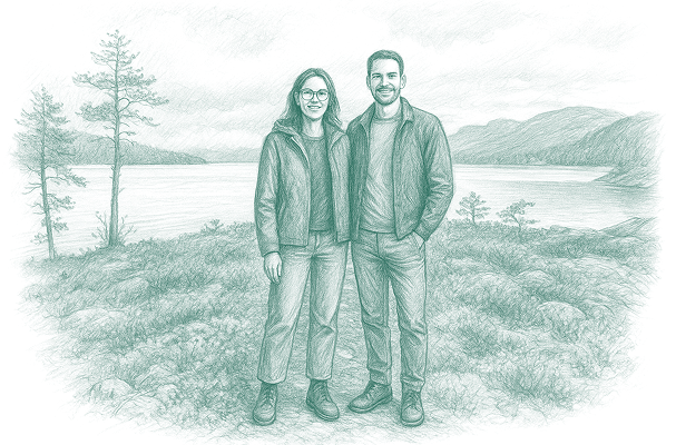 Illustratie klanten proefwonen Noorwegen