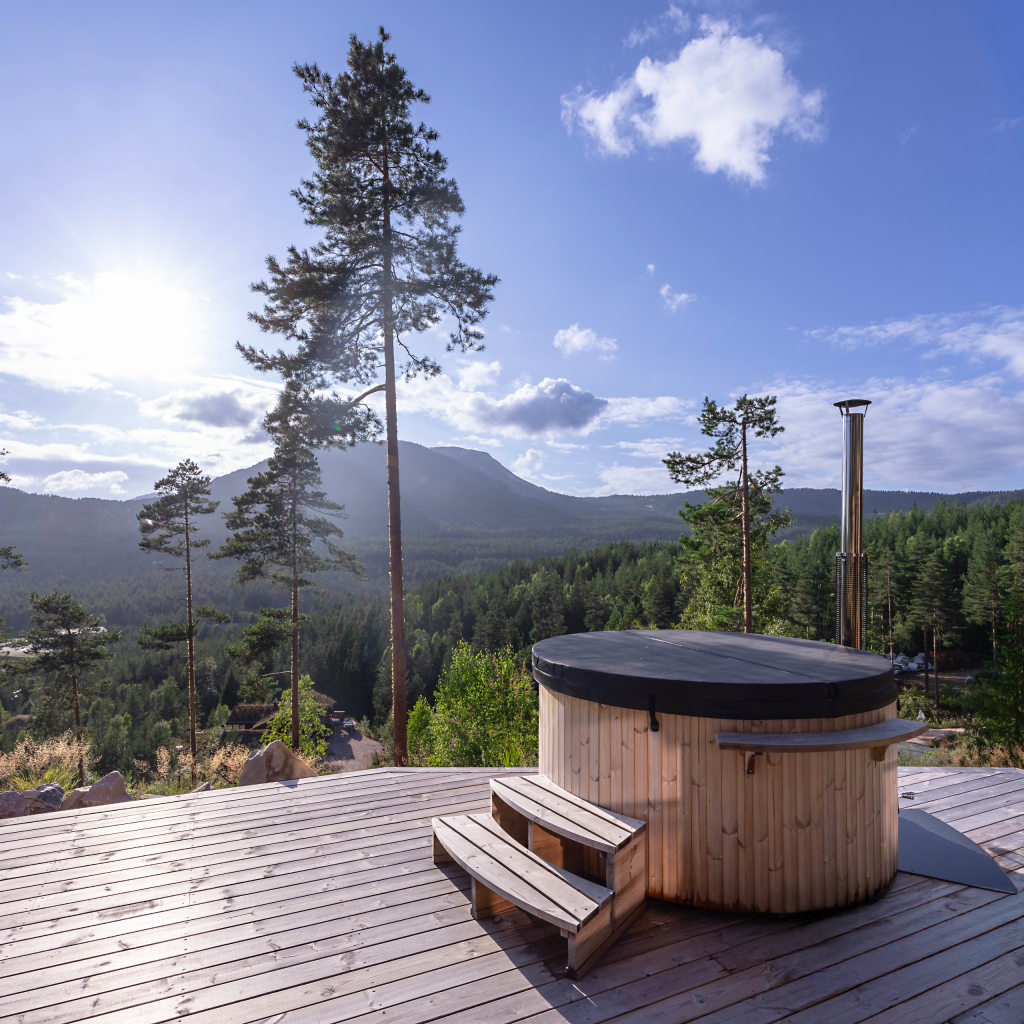 Hottub Gandalv Hytte investeren Noorwegen